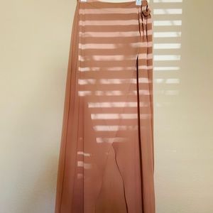F21 Blush Skirt